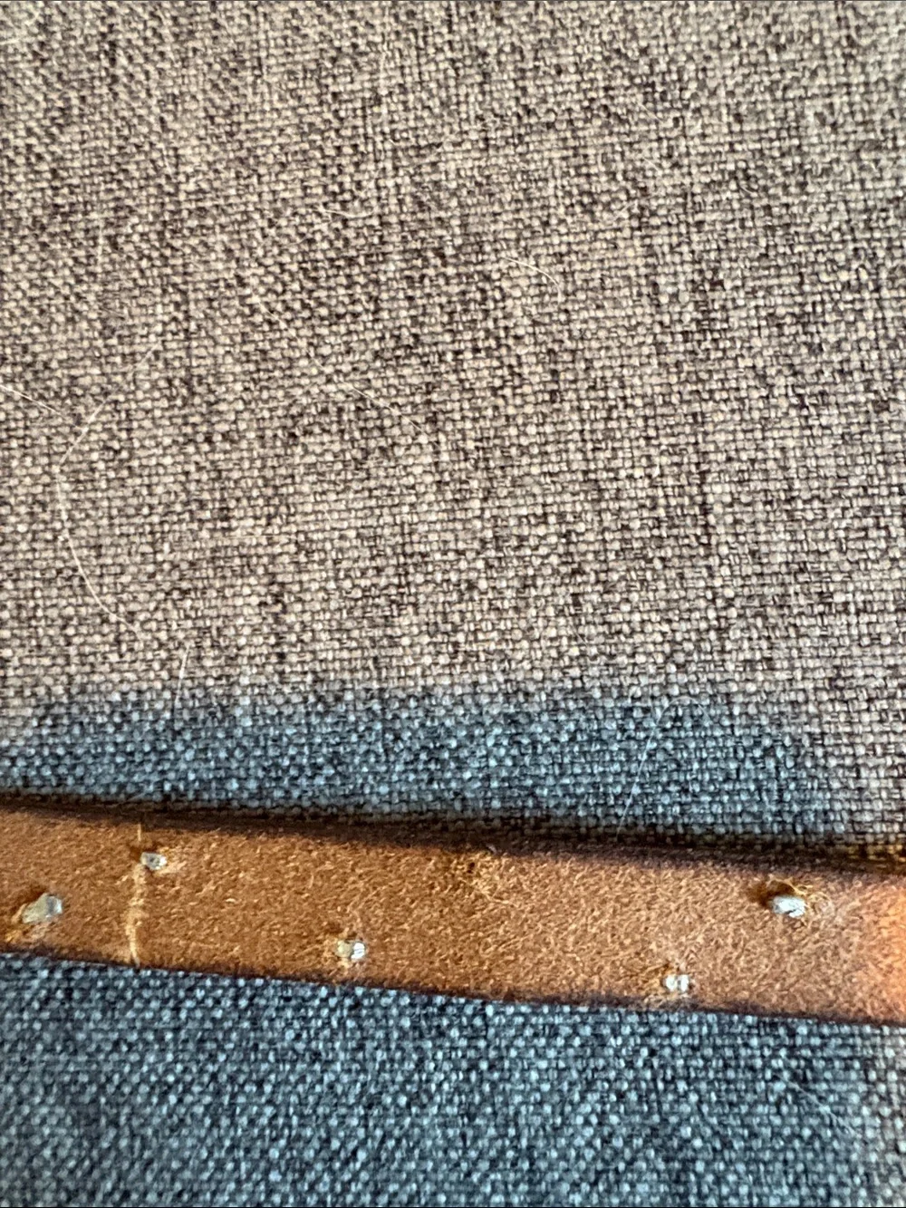 Hatband sterling silver trout on brown leather.
